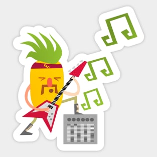 For Those About to pineapple Rock Sticker